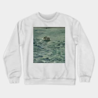 Rochefort's Escape by Edouard Manet Crewneck Sweatshirt